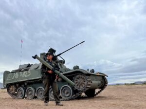 Tanque y Lanzacohetes del Ejército Mexicano