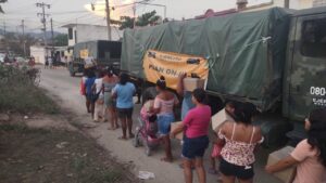 Ayuda humanitaria del Ejército en Acapulco