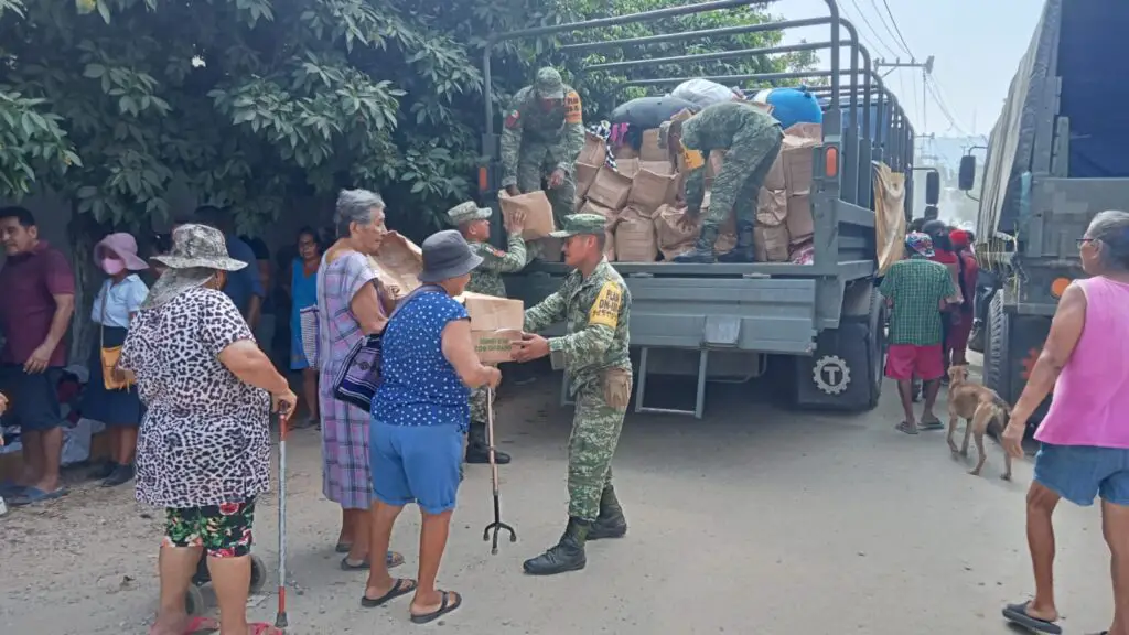 El Ejército Mexicano refrendando el compromiso con el Pueblo de México durante la reconstrucción de las zonas afectadas 