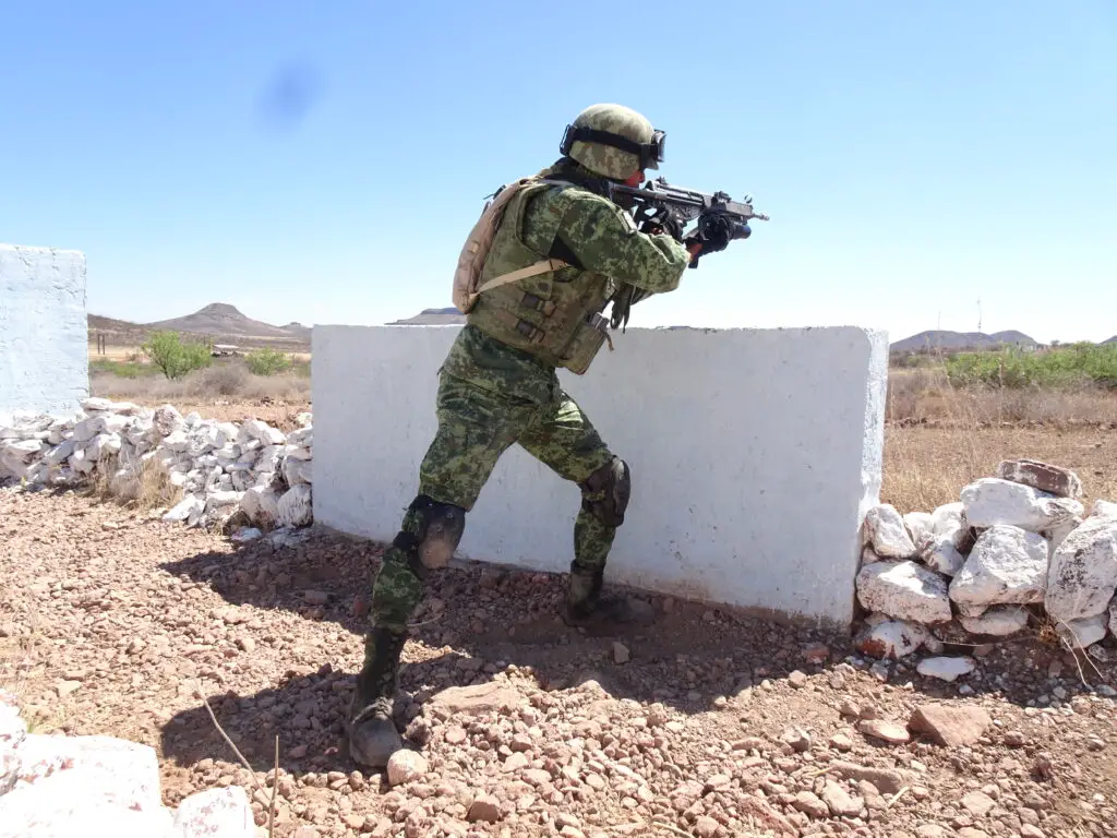 Capacitación de los elementos del Ejército Mexicano